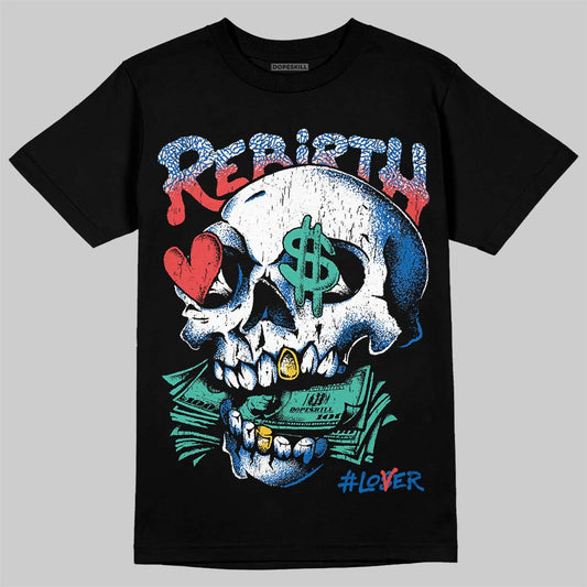 Jordan 3 GS “Chalk” DopeSkill T-Shirt Rebirth Graphic Streetwear - Black