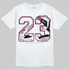 Jordan 4 Comic DopeSkill T-Shirt 23 with 4s Pattern Graphic Streetwear - White
