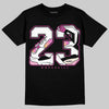 Jordan 4 Comic DopeSkill T-Shirt 23 with 4s Pattern Graphic Streetwear - Black