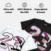 Comic 4s DopeSkill T-Shirt 23 with 4s Pattern Graphic