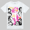 Jordan 4 Comic DopeSkill T-Shirt Built Different Graphic Streetwear - White