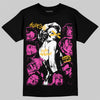 Jordan 4 Comic DopeSkill T-Shirt Built Different Graphic Streetwear - Black