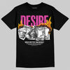 Jordan 4 Comic DopeSkill T-Shirt Desire Graphic Streetwear - Black