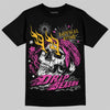 Jordan 4 Comic DopeSkill T-Shirt Drip Season Graphic Streetwear - Black