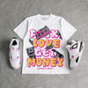 Comic 4s DopeSkill T-Shirt F#ck Love Get Money Graphic
