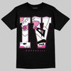 Jordan 4 Comic DopeSkill T-Shirt IV Jordan 4 Graphic Streetwear - black
