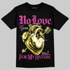 Jordan 4 Comic DopeSkill T-Shirt No Love For My Haters Graphic Streetwear - Black