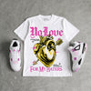 Comic 4s DopeSkill T-Shirt No Love For My Haters Graphic