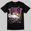 Jordan 4 Comic DopeSkill T-Shirt Trust No One Graphic Streetwear - Black
