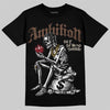 Jordan 12 “Fireside” DopeSkill T-Shirt Ambition Graphic Streetwear - Black