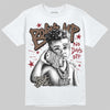 Jordan 12 “Fireside” DopeSkill T-Shirt Boss Up Graphic Streetwear - White