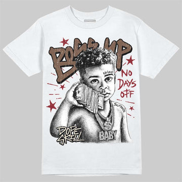 Jordan 12 “Fireside” DopeSkill T-Shirt Boss Up Graphic Streetwear - White