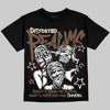 Jordan 12 “Fireside” DopeSkill Oversize Print T-Shirt Distorted Realms Graphic Streetwear - Black