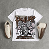 Fireside 12s DopeSkill Oversize Print T-Shirt Distorted Realms Graphic