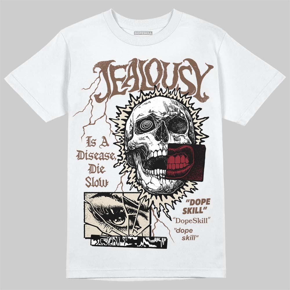 Jordan 12 “Fireside” DopeSkill T-Shirt Jealousy Graphic Streetwear - White