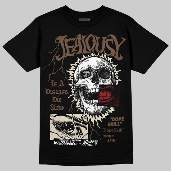 Jordan 12 “Fireside” DopeSkill T-Shirt Jealousy Graphic Streetwear - Black