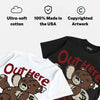 Fireside 12s DopeSkill T-Shirt Out Here Being Cute Graphic
