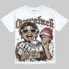 Jordan 12 “Fireside” DopeSkill Oversize Print T-Shirt Overstack Graphic Streetwear - White