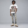 Fireside 12s DopeSkill Oversize Print T-Shirt Overstack Graphic