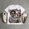 Fireside 12s DopeSkill Oversize Print T-Shirt Overstack Graphic