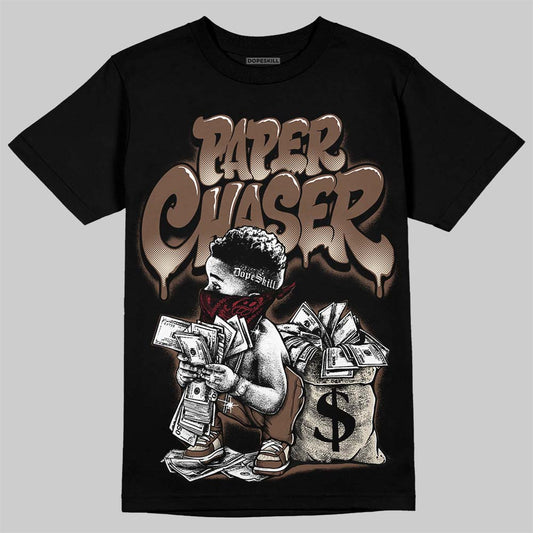 Jordan 12 “Fireside” DopeSkill T-Shirt Paper Chaser Boy Graphic Streetwear - Black