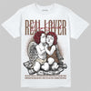 Jordan 12 “Fireside” DopeSkill T-Shirt Real Lover Graphic Streetwear - White