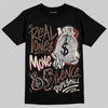Jordan 12 “Fireside” DopeSkill T-Shirt Real Ones Move In Silence Graphic Streetwear - Black