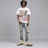 Fireside 12s DopeSkill T-Shirt Real Ones Move In Silence Graphic