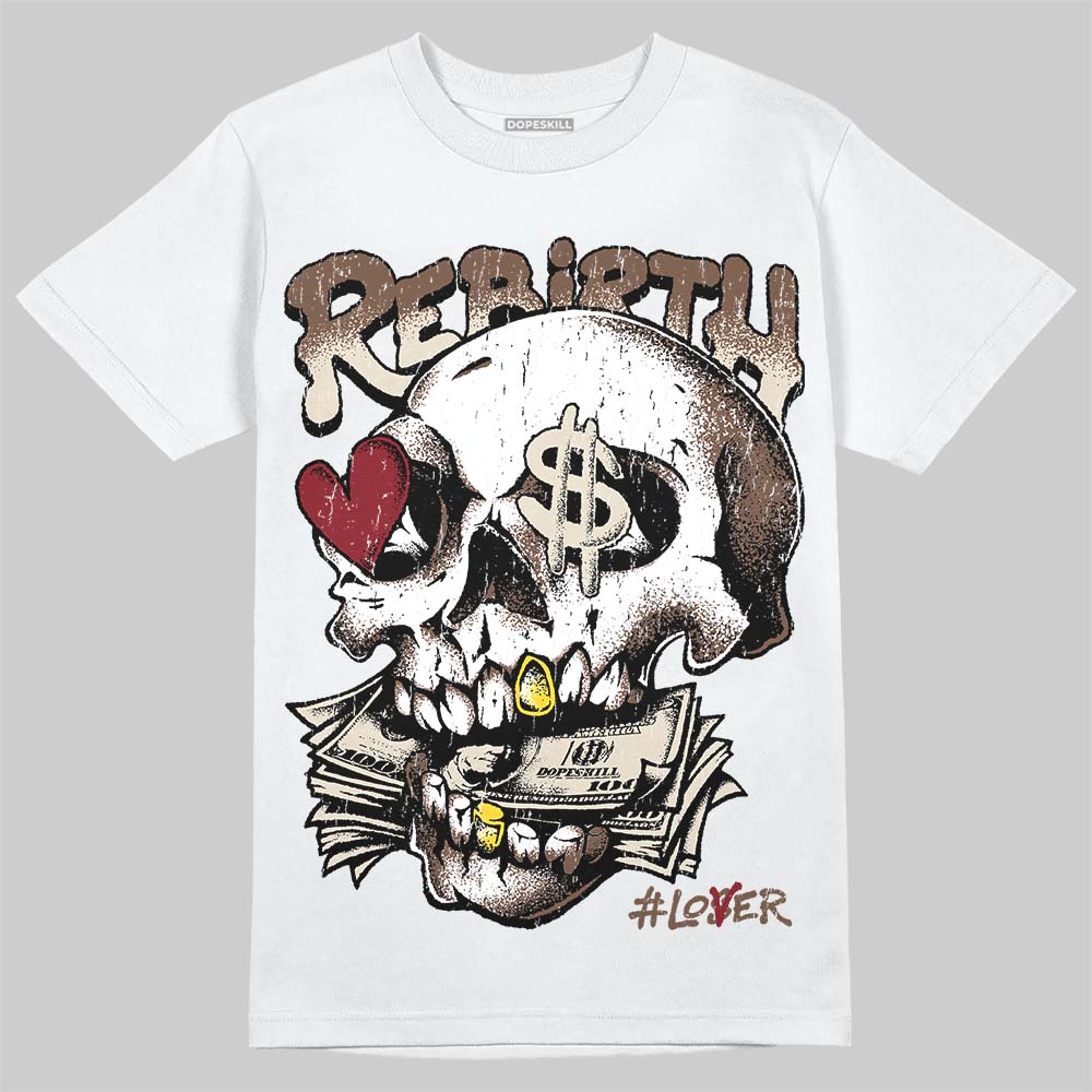Jordan 12 “Fireside” DopeSkill T-Shirt Rebirth Graphic Streetwear - White
