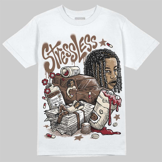 Jordan 12 “Fireside” DopeSkill T-Shirt Stressless Graphic Streetwear - White