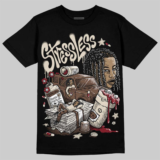 Jordan 12 “Fireside” DopeSkill T-Shirt Stressless Graphic Streetwear - Black