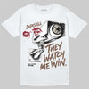 Jordan 12 “Fireside” DopeSkill T-Shirt They Watch Me Win Graphic Streetwear - White