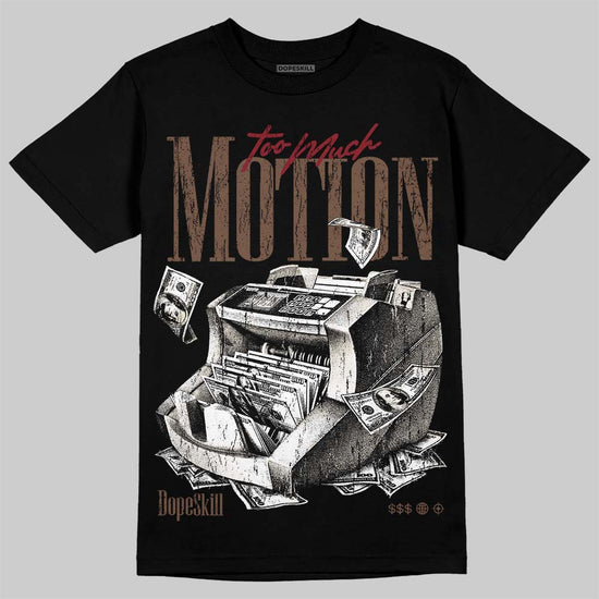 Jordan 12 “Fireside” DopeSkill T-Shirt Too Much Motion Graphic Streetwear - Black