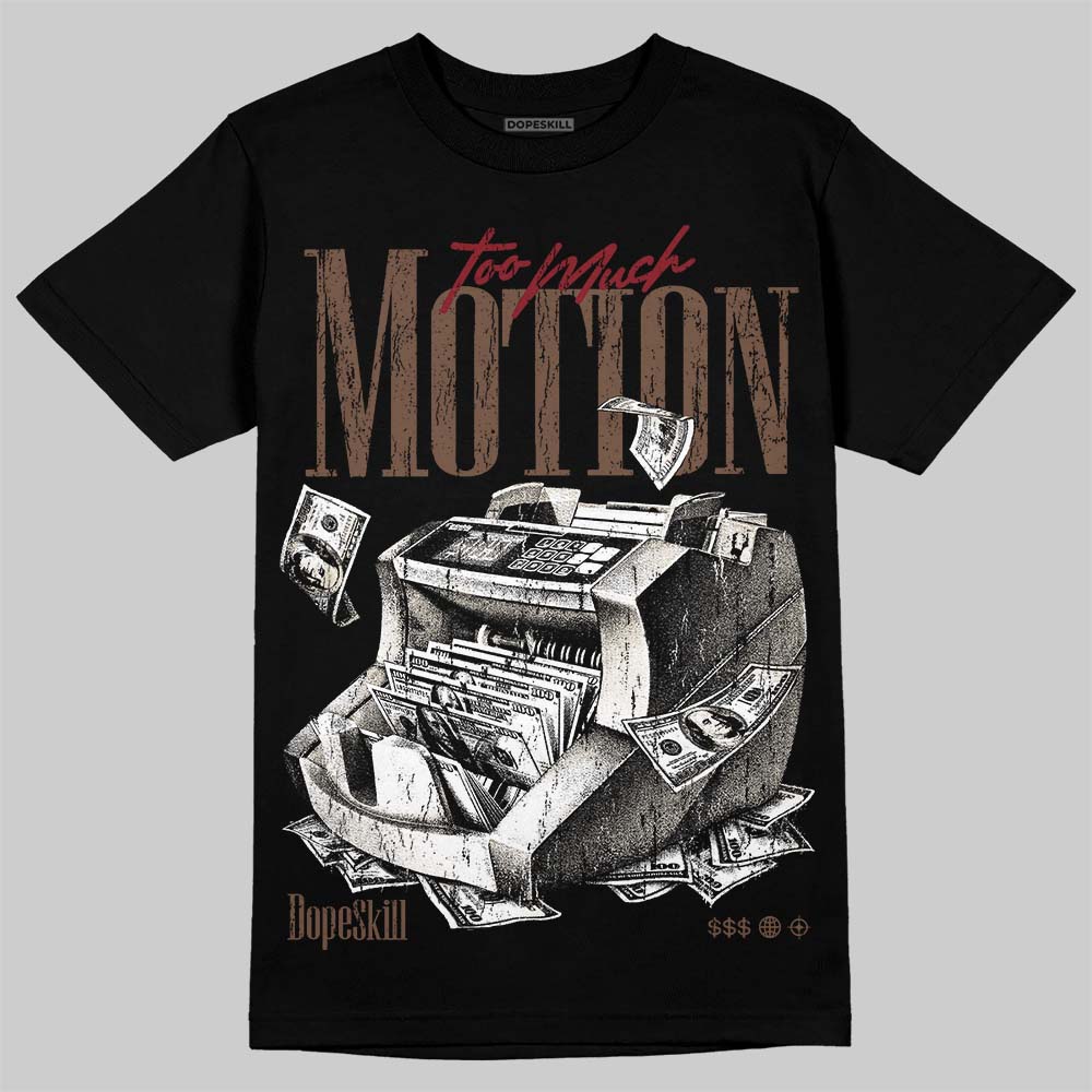 Jordan 12 “Fireside” DopeSkill T-Shirt Too Much Motion Graphic Streetwear - Black
