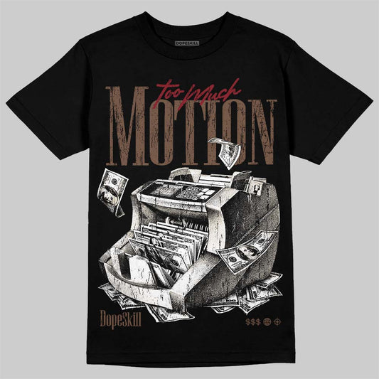 Jordan 12 “Fireside” DopeSkill T-Shirt Too Much Motion Graphic Streetwear - Black
