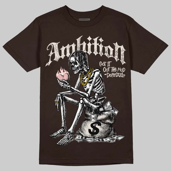 Jordan 3 "Fireside" DopeSkill T-Shirt Ambition Graphic Streetwear - Dark Chocolate