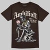 Jordan 3 "Fireside" DopeSkill T-Shirt Ambition Graphic Streetwear - Dark Chocolate