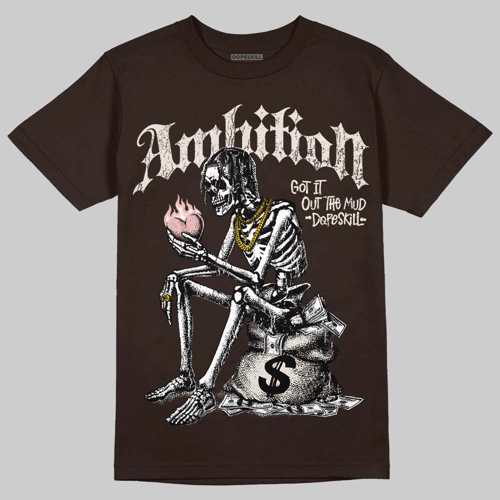 Jordan 3 "Fireside" DopeSkill T-Shirt Ambition Graphic Streetwear - Dark Chocolate