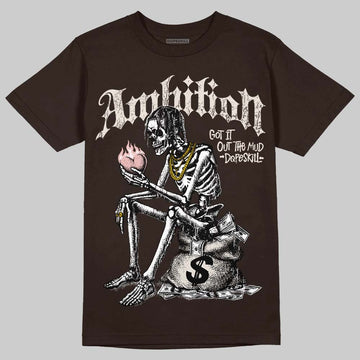 Jordan 3 "Fireside" DopeSkill T-Shirt Ambition Graphic Streetwear - Dark Chocolate