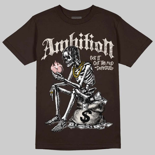Jordan 3 "Fireside" DopeSkill T-Shirt Ambition Graphic Streetwear - Dark Chocolate