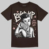 Jordan 3 "Fireside" DopeSkill T-Shirt Boss Up Graphic Streetwear - Dark Chocolate