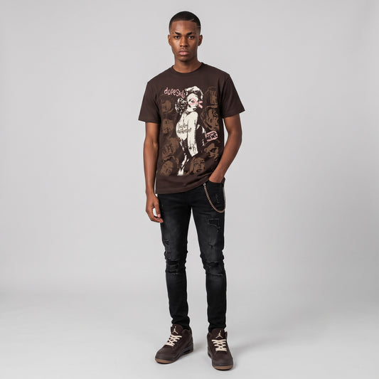 Fireside 3s DopeSkill T-Shirt Built Different Graphic