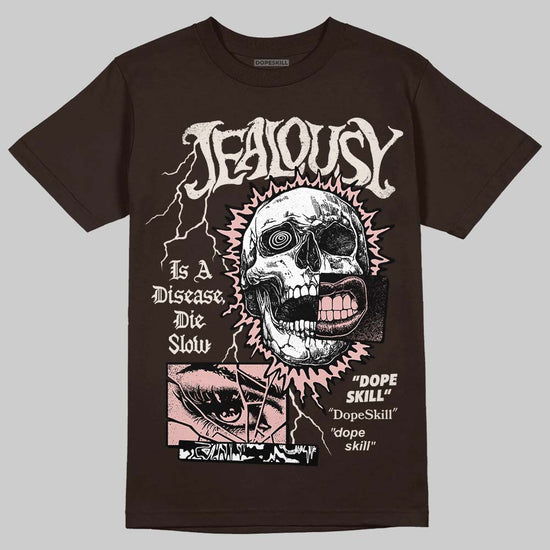 Jordan 3 "Fireside" DopeSkill T-Shirt Jealousy Graphic Streetwear - Dark Chocolate