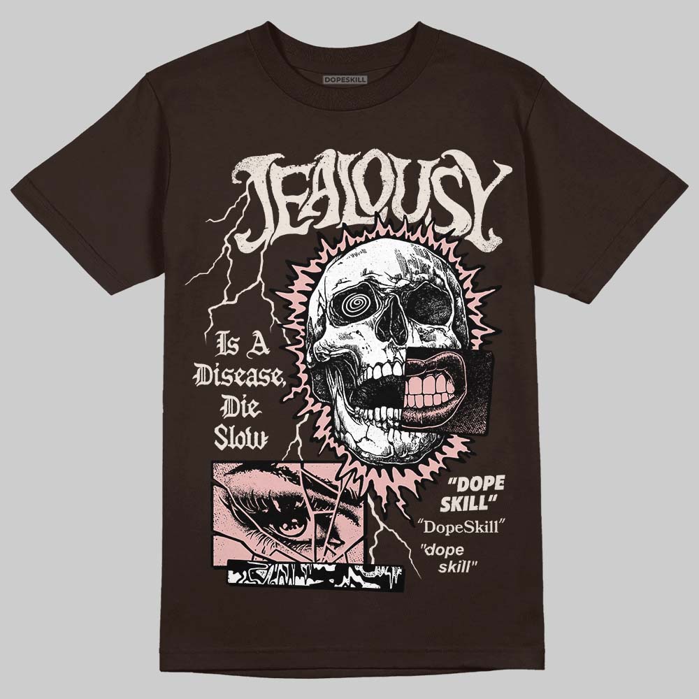 Jordan 3 "Fireside" DopeSkill T-Shirt Jealousy Graphic Streetwear - Dark Chocolate