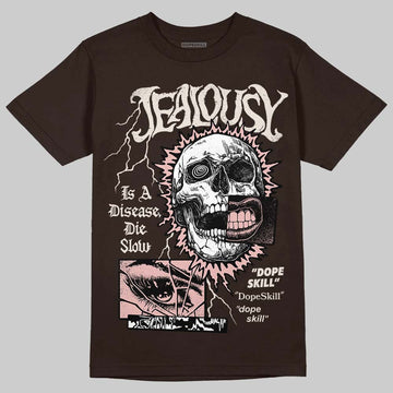 Jordan 3 "Fireside" DopeSkill T-Shirt Jealousy Graphic Streetwear - Dark Chocolate