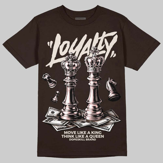 Jordan 3 "Fireside" DopeSkill T-Shirt Loyalty Graphic Streetwear - Dark Chocolate