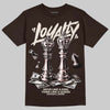 Jordan 3 "Fireside" DopeSkill T-Shirt Loyalty Graphic Streetwear - Dark Chocolate