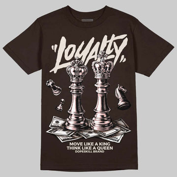 Jordan 3 "Fireside" DopeSkill T-Shirt Loyalty Graphic Streetwear - Dark Chocolate