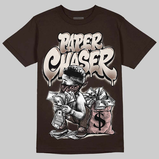 Jordan 3 "Fireside" DopeSkill T-Shirt Paper Chaser Boy Graphic Streetwear - Dark Chocolate