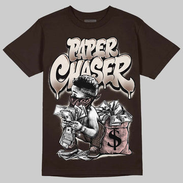 Jordan 3 "Fireside" DopeSkill T-Shirt Paper Chaser Boy Graphic Streetwear - Dark Chocolate